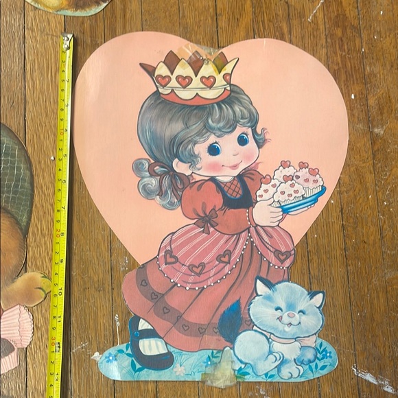 Vintage Animal and Child Valentine decorations - Picture 4 of 17
